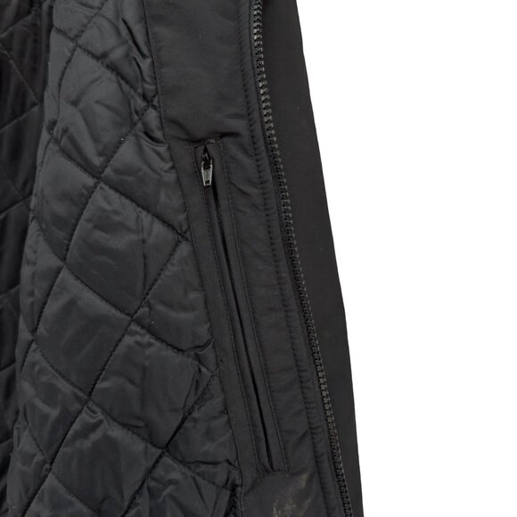 Lands End Squall Hooded Jacket Mens Black Full Zip Lined Insulated Size S - Picture 9 of 12